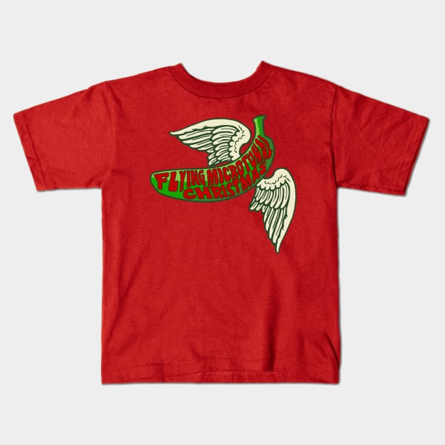 King Gizzard and the Lizard Wizard - Flying Microtonal Christmas Kids T-Shirt by skauff